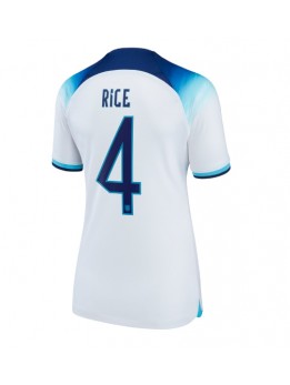 Ženski Nogometna dresi replika Anglija Declan Rice #4 Domači SP 2022 Kratek rokav